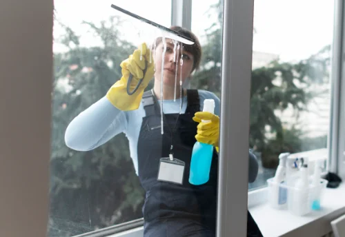 Nettoyage de vitres intérieures et extérieures à Saint-Victour